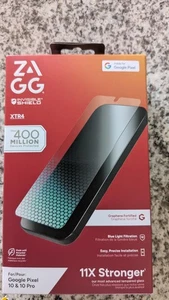 ZAGG Glass XTR4 for Google Pixel 10 Pro Or Pixel 10 Blue Light Screen Protector - Picture 1 of 3