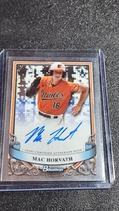 Bowman Sterling 2024 - Autógrafos prospectivos Mac Horvath #PA-MH (AU, RC) - Imagen 1 de 2
