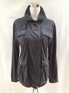 Stem Jacket Nordstrom Size XS Gray Soft Organic Cotton Front Zip Pockets New - Picture 1 of 8
