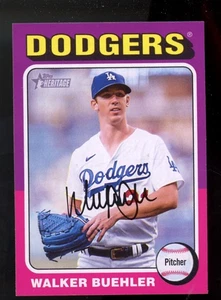 2024 Topps Heritage Walker Buehler (9) #363 Los Angeles Dodgers - Imagen 1 de 1