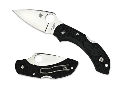 Spyderco Knives Dragonfly 2 Lockback Black FRN Handle VG-10 C28PBK2 - Image 1 of 4