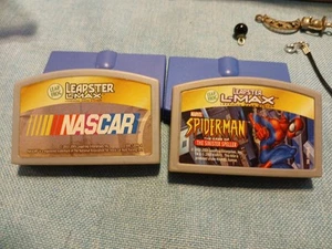 leapFrog Leapster L Max Game Cart Spider Man +Nascar - Picture 1 of 3