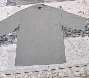 Pacsun 3/4-Arm zinngrau kastig T-Shirt neu mit Etikett Herren Größe Small  - Bild 1 von 5