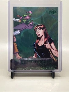 MARY JANE WATSON-PARKER 2024 UD MARVEL RENDITIONS SPIDER-MAN GOBLIN GREEN 13/399 - Picture 1 of 2