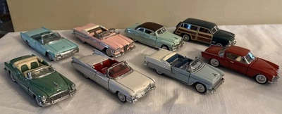Franklin Mint Precision Cars 1/43 Scale Die Cast Model Cars Lot Of 8 - Image 1 of 4