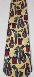 Tabasco Hot Sauce Bloody Mary Neck Tie, 100% Silk - Picture 1 of 4