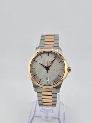 Reloj Gucci G-Timeless YA126473 para hombre acero inoxidable esfera plateada ⌚ Foto 1 de 4