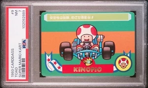 PSA 7 KINOPIO TOAD 1993 SUPER MARIO BROS KART CARDDASS VIDEOJUEGO CLASIFICADO *TPHLC - Imagen 1 de 2