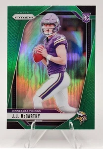 2024 Panini Prizm Prizms Green #400 JJ McCarthy - Bild 1 von 2