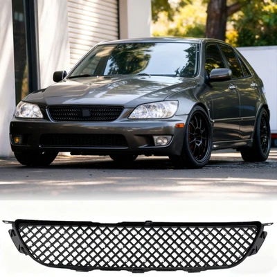 For LEXUS IS300 2001-2005 ABS Front Upper Hood Grille Grill Mesh Style Black - Image 1 of 4