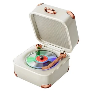  Klassischer Retro Bluetooth Lautsprecher High Fidelity Spieluhr Vinyl Schallplatte8219 - Bild 1 von 7