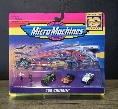 Micro Machines #28 Cruisin Colección Vehículo Set Galoob Vintage 1996 Muy buen estado Sin usar, en caja original Foto 1 de 4
