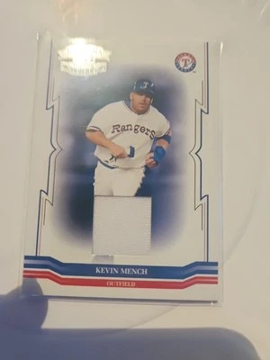 2005 Donruss Kevin Mench Throwback Threads Game Used Jersey #/250 - Image 1 of 3