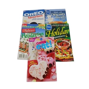 Lot Of 5 Pillsbury Oreo Paperback Cookbooks Valentines Holiday Appetizers - Imagen 1 de 23