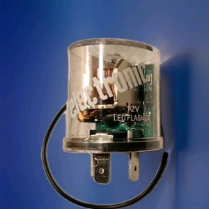Relé intermitente de luz LED EF33 terminal 3 pines interruptor de señal de giro adaptador 12V - Imagen 1 de 6
