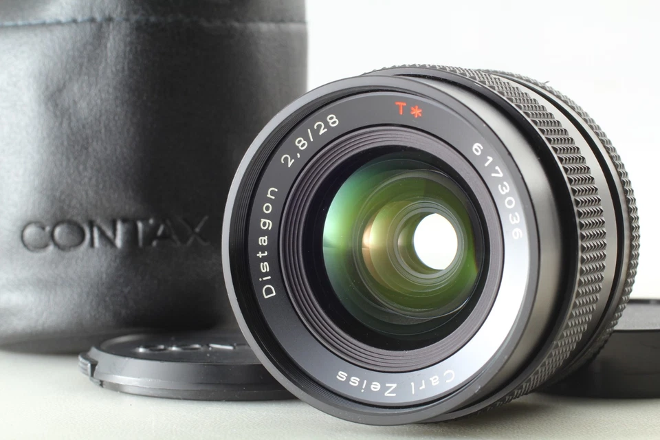 [N COMO NUEVO con Estuche] Lente Contax Carl Zeiss Distagon 28 mm f2,8 AEJ para C/Y de JAPÓN Foto 1 de 4