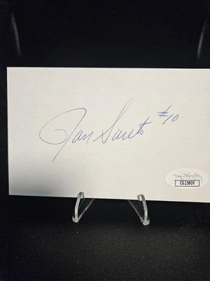 RON SANTO AUTOGRAHED 3×5 JSA AUTHENTICATED - Image 1 of 2