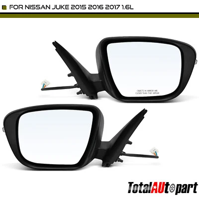 Espejo retrovisor plegable manual 2 piezas con señal de giro para Nissan Juke 2015 2016 2017 Foto 1 de 4