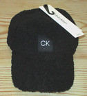 CALVIN KLEIN FAUX FUR SHERPA BLACK HAT ADJUSTABLE CAP