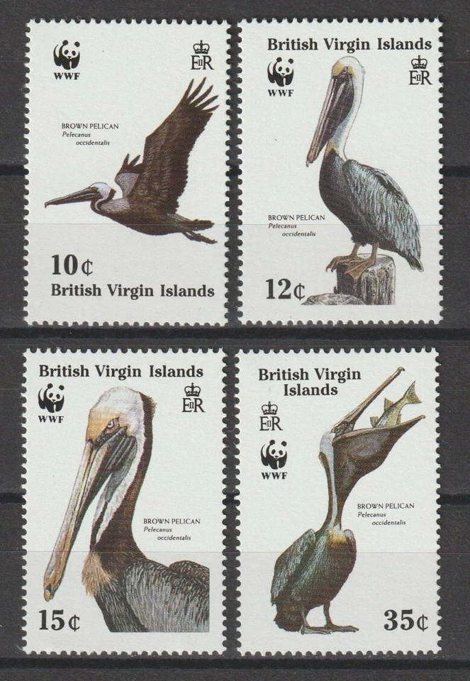 BRITISH VIRGIN ISLANDS 1988 WWF SG 692/695 MNH - Image 1 of 1