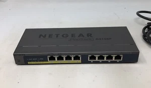 Netgear ProSafe GS108P port 10/100/1000 Switch with 4 port PoE With Power Supply - Picture 1 of 9