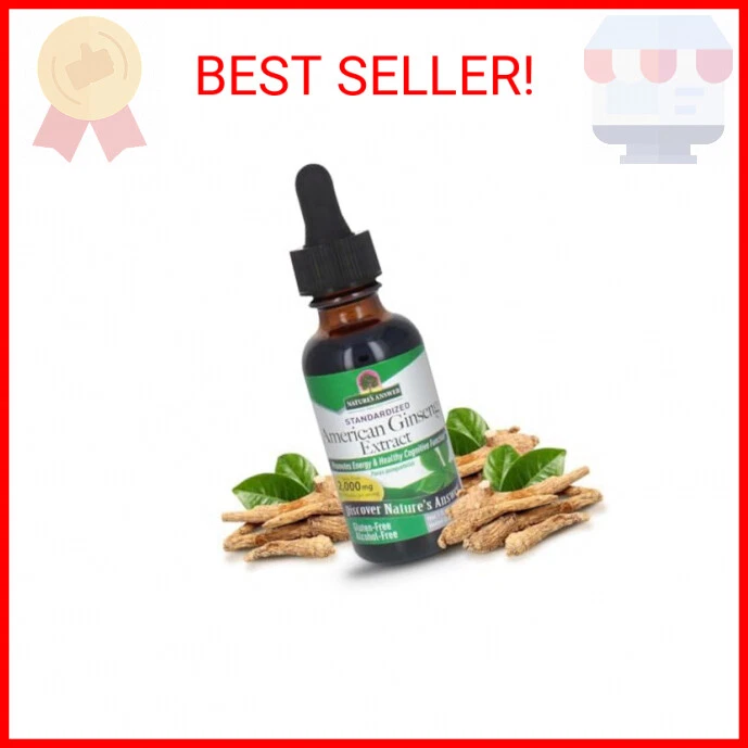 Nature's Answer Ginseng American Alcohol Extract 1 Oz