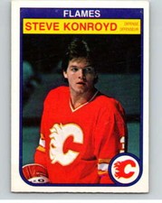 1982-83 O-Pee-Chee #48 Steve Konroyd  RC Rookie Calgary Flames V57424