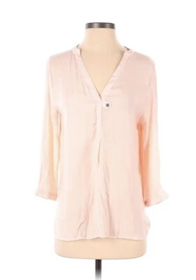 Blusa Dolan Left Coast Collection Rosa Manga Larga Cuello en V Mujer Talla XS Foto 1 de 4