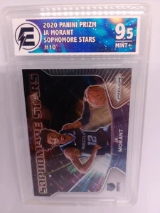 Ja Morant 2020-21 NBA Panini Prizm #10 Sophomore Stars 2020 ECG 9.5 Mint Graded - Picture 1 of 3