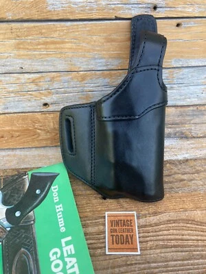 Don Hume Tac Light Holster Black Leather For KIMBER Custom TLE RL ll 5" x300 - Image 1 of 3
