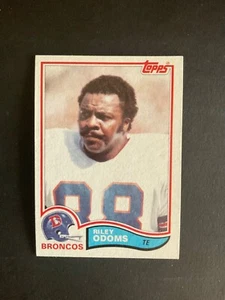 Riley Odoms 1982 Topps Football Card #83 - Denver Broncos Tight End - NM - Picture 1 of 2
