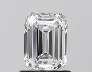 1.03 ct E-VS1 Emerald Cut Diamond,IGI Certified Diamond, CVD Lab Grown Diamond - Picture 1 of 8