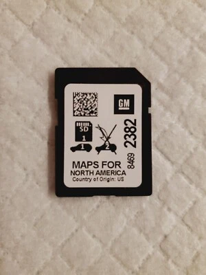 2018-2022 CHEVY EQUINOX/GMC TERRAIN NAVIGATION SD CARD 8469 2382 FACTORY GM OEM - Image 1 of 2