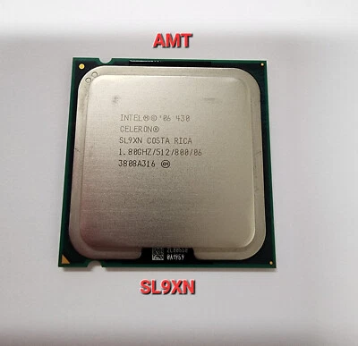 SL9XN Intel Celeron 430 1.8 GHz CPU Processor LGA 775 Processor 512k/800 MHz - Image 1 of 2