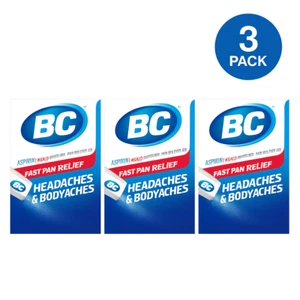 BC Powder Headache & Body Aches 24ct Fast Relief 3 Pack New 11/2025 - Picture 1 of 1