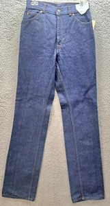 Vtg 80s White Tab Two Horse Patch High Waisted Levi’s Sz 11 Dark Wash -Tags RARE - Picture 1 of 9