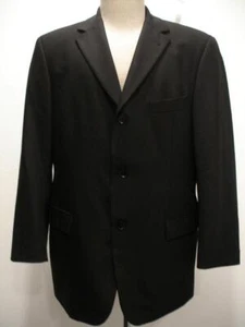 Mens 40S Hugo Boss Black Rossellini Movie Suit Jacket Blazer Sport Coat USA Made - Picture 1 of 18