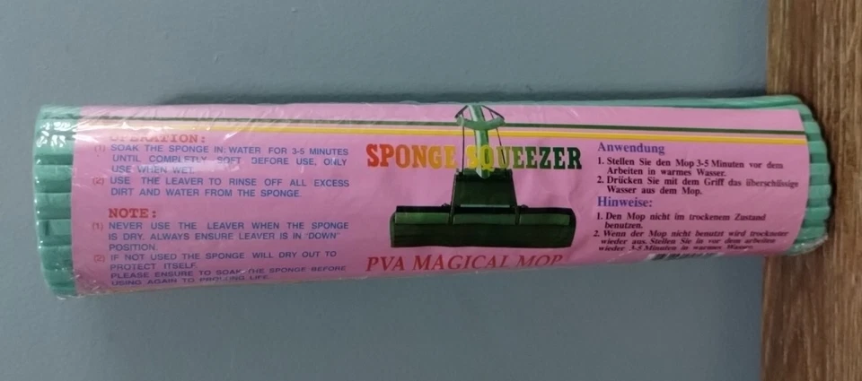 NUEVO/SELLADO PVA GOMA MÁGICA CABEZAL FREGONA REPUESTO Foto 1 de 1