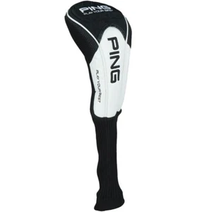 PING TOUR LITE HC DR Driver Wood Headcover 2022 HC-P223 White/Black Japan - Picture 1 of 3