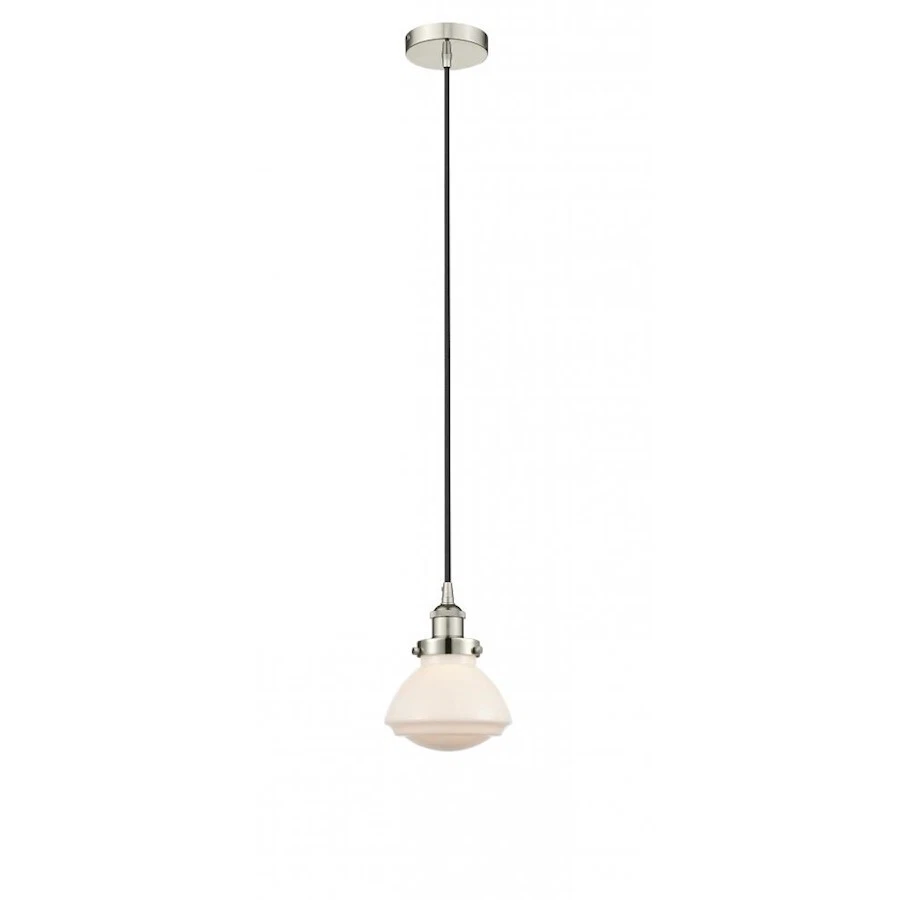 Innovations Edison Olean 1 Light Mini Pendant, PN/FR - 616-1PH-PN-G321 - Image 1 of 1