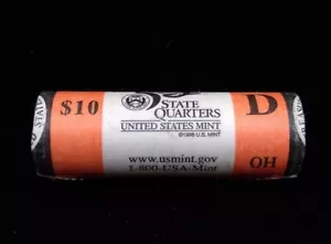 2002D 2002 D Ohio State Quarter • Uncirculated from Mint Roll • BU UNC • 1 Coin - Picture 1 of 3