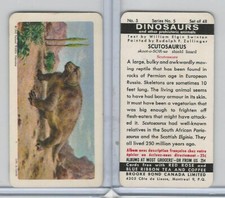 FC34-6 Brook Bond, Dinosaurs, 1963, #5 Scutosaurus
