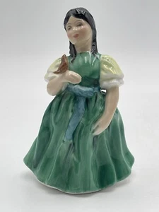 Royal Doulton Porzellan Figur Francine HN 2422 (1971) Mädchen im grünen Kleid - Bild 1 von 8