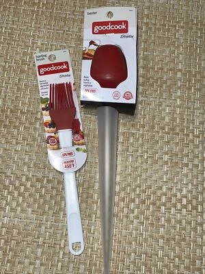 2 Pieces Good Cook 11.5 in Turkey Baster And Basting Brush Thanksgiving BPA Free - Image 1 of 4