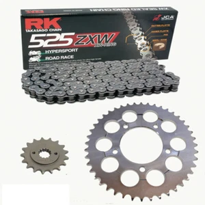 Chain Set Honda VT 750 S 10-14 Chain RK 525 Zxw 112 Open 17/38 - Picture 1 of 4