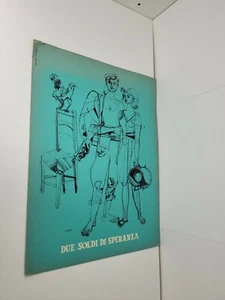 1952 Due Soldi Di Speranza Program Poster Lobby Card 2 Cents Worth of Hope VTG - Picture 1 of 4