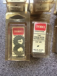 Toro Super 300 Arc Disc (20) 125 Degree and (18) 180 Degree - Picture 1 of 3