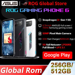 Asus Rog Phone 6 5G Gaming Handy Snapdragon 8+Gen 1 Global ROM 165Hz 16GB+512GB