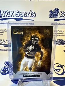 2022 Isaiah Spiller ROOKIE ๐ฅ Wild Card Matte Rookie Heat 22/50 (hc5505) - Picture 1 of 3