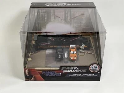 Fast & Furious Finale Gara Pista Finale Nano Scena 1:24 Jada 34915 - Immagine 1 di 4